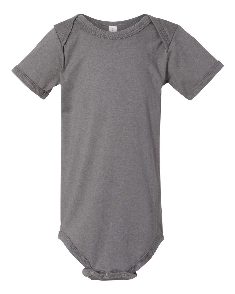 Infant Jersey Short-Sleeve One-Piece - Asphalt