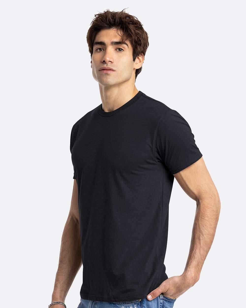 Next Level N6210 - Unisex CVC Crewneck T-Shirt - Black