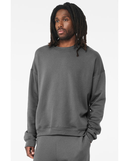 Unisex Drop Shoulder Fleece - Asphalt