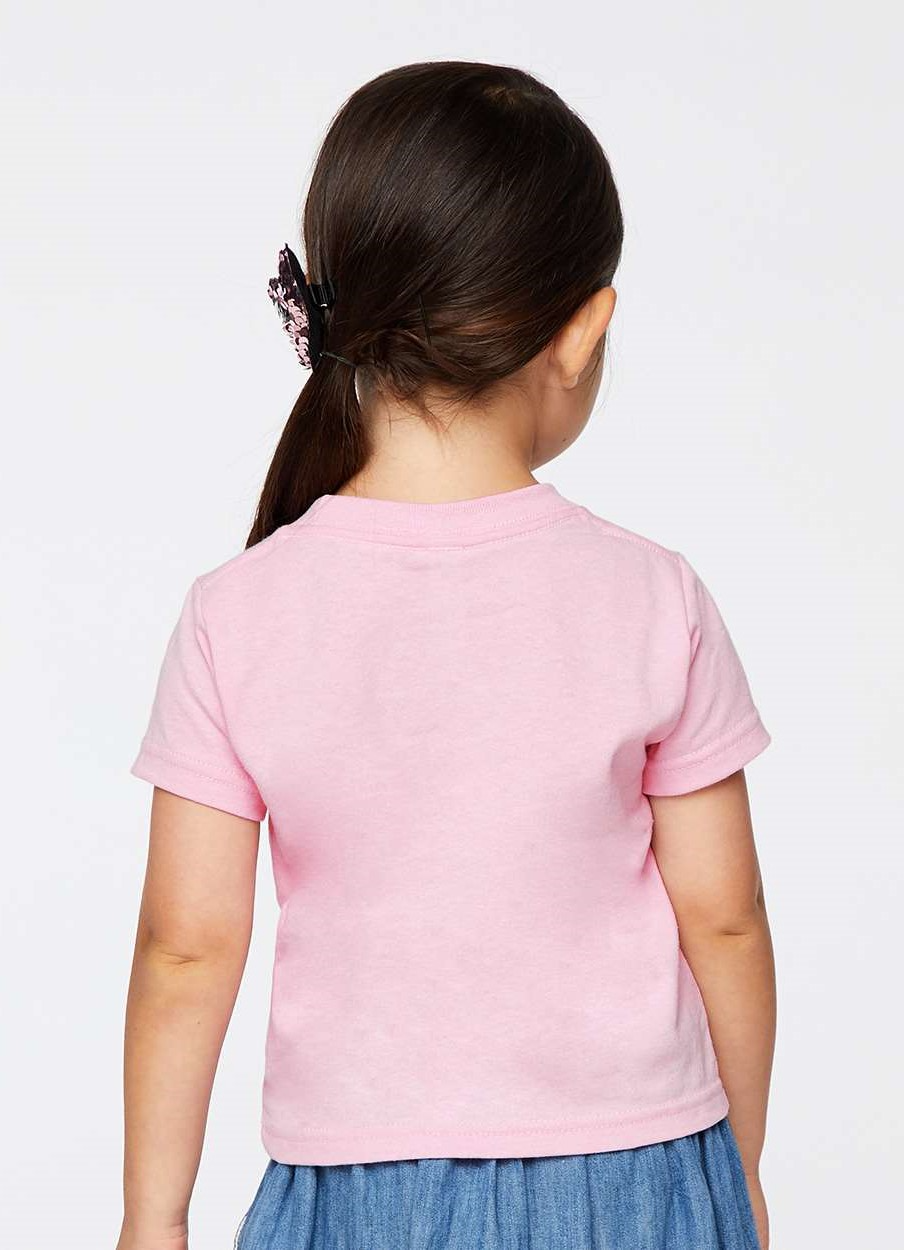 Toddler Cotton Jersey T-Shirt - Pink