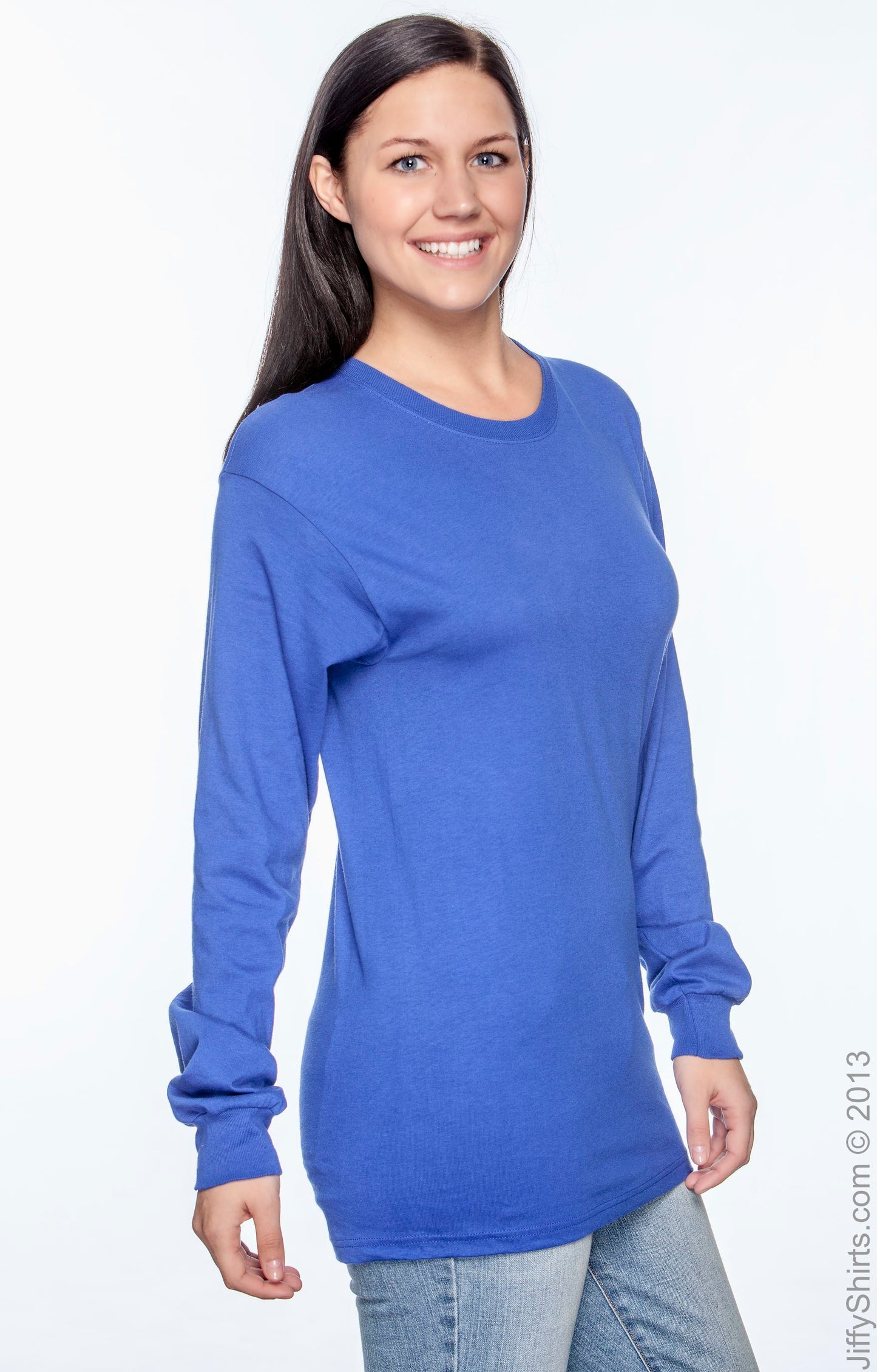 Essential-T Long Sleeve Tee - Deep Royal