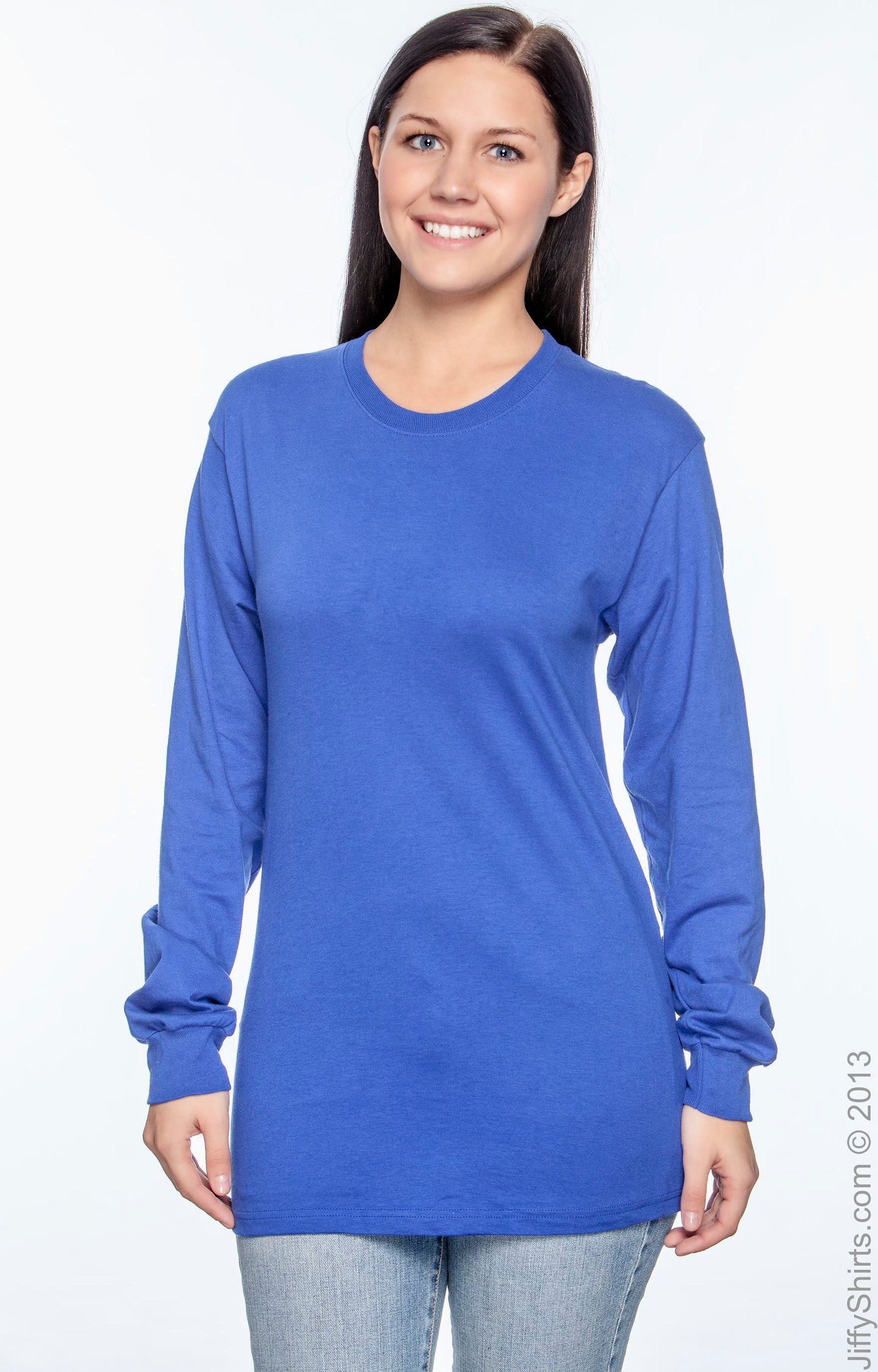 Essential-T Long Sleeve Tee - Deep Royal