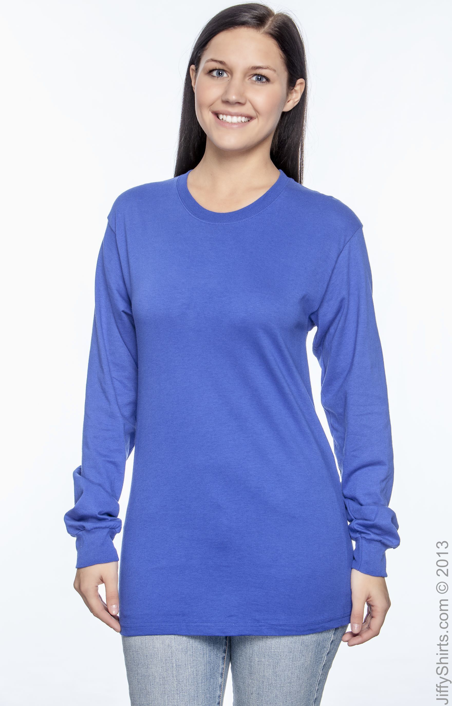 Essential-T Long Sleeve Tee - Deep Royal