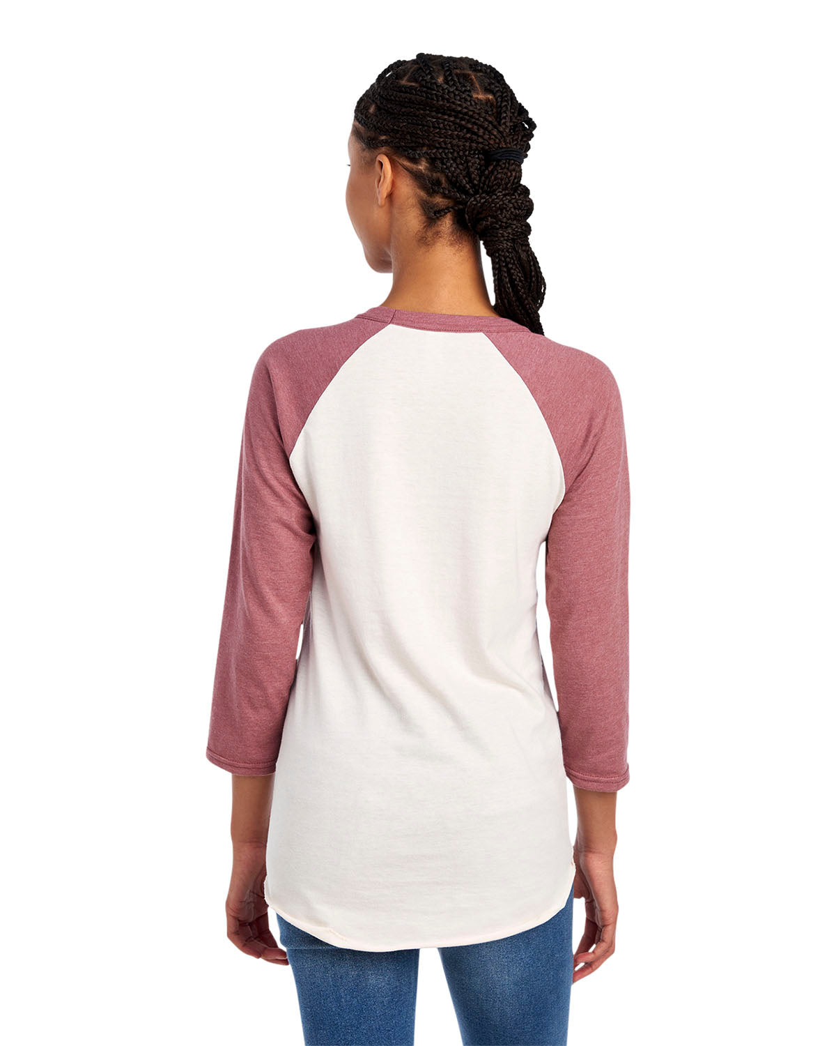 Unisex Premium Blend Raglan Baseball T-Shirt - SW CRM HT/ HT MV