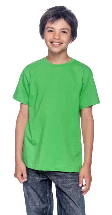 Youth Fine Jersey T-Shirt - Apple