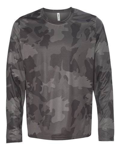 Unisex Performance Long-Sleeve T-Shirt - Sport Graphite Laser Camo