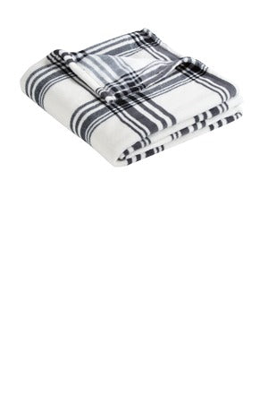 Ultra Plush Blanket - Black / White Pld