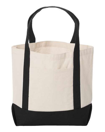 Liberty Bags 8867 Natural/ Black — front