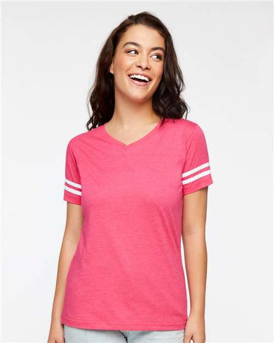 LAT 3537 Vintage Hot Pink/ White — on model front
