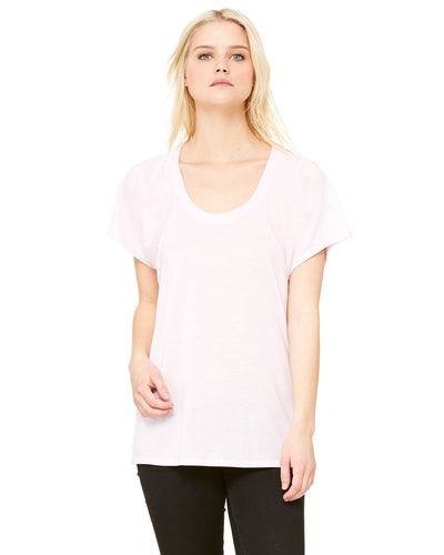 Women's Flowy Raglan T-Shirt - Soft Pink