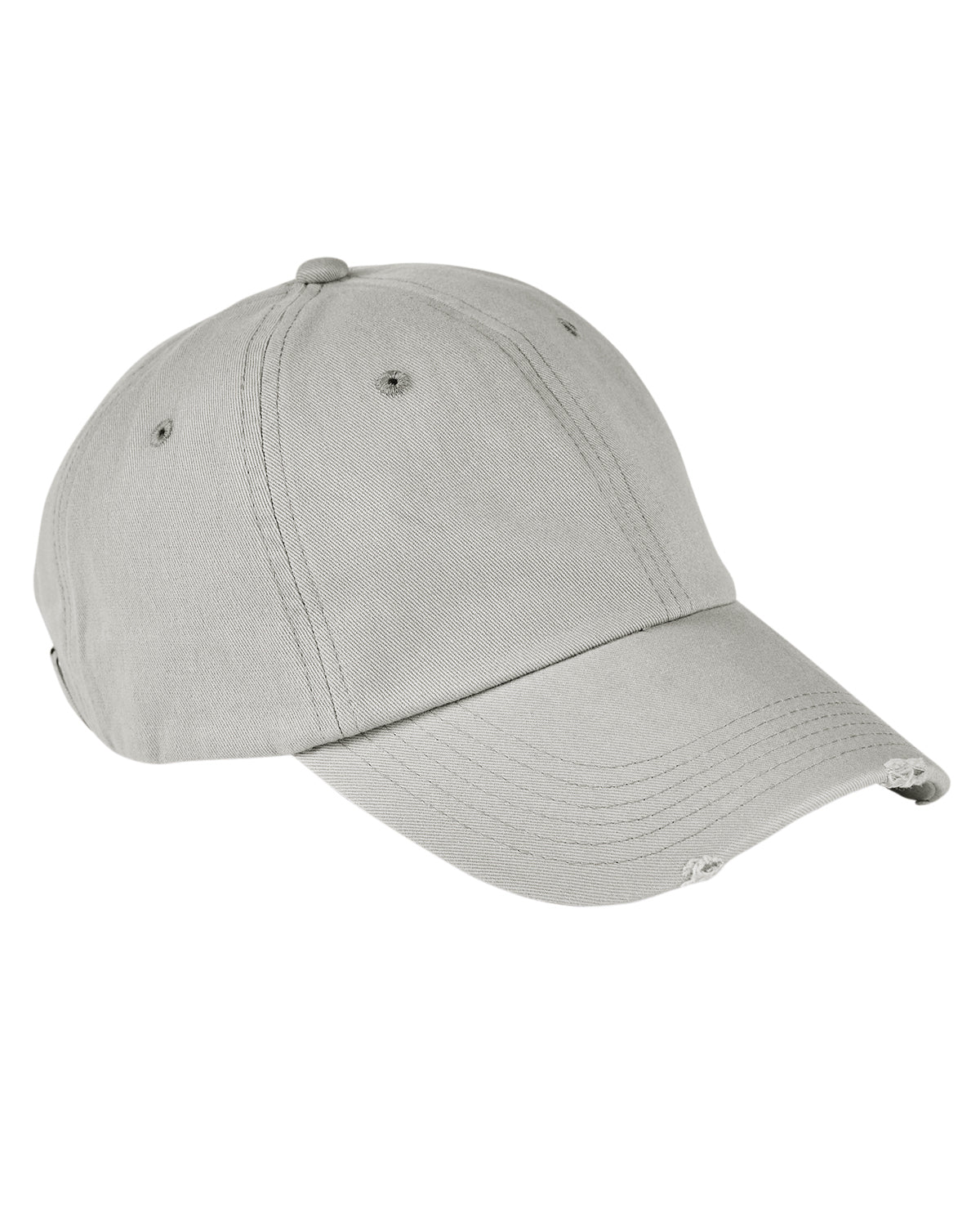 Distressed 6-Panel Cap - Concrete