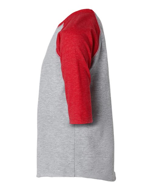 Rabbit Skins 3330 Vintage Heather/ Vintage Red — direct side