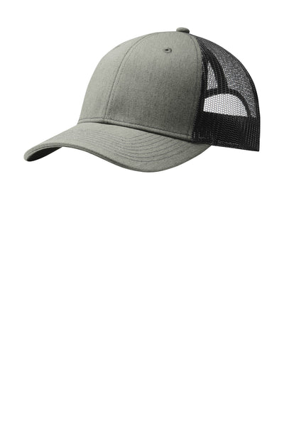 Snapback Trucker Cap - Heather Gray / Black