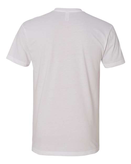 Next Level 6410 White — back