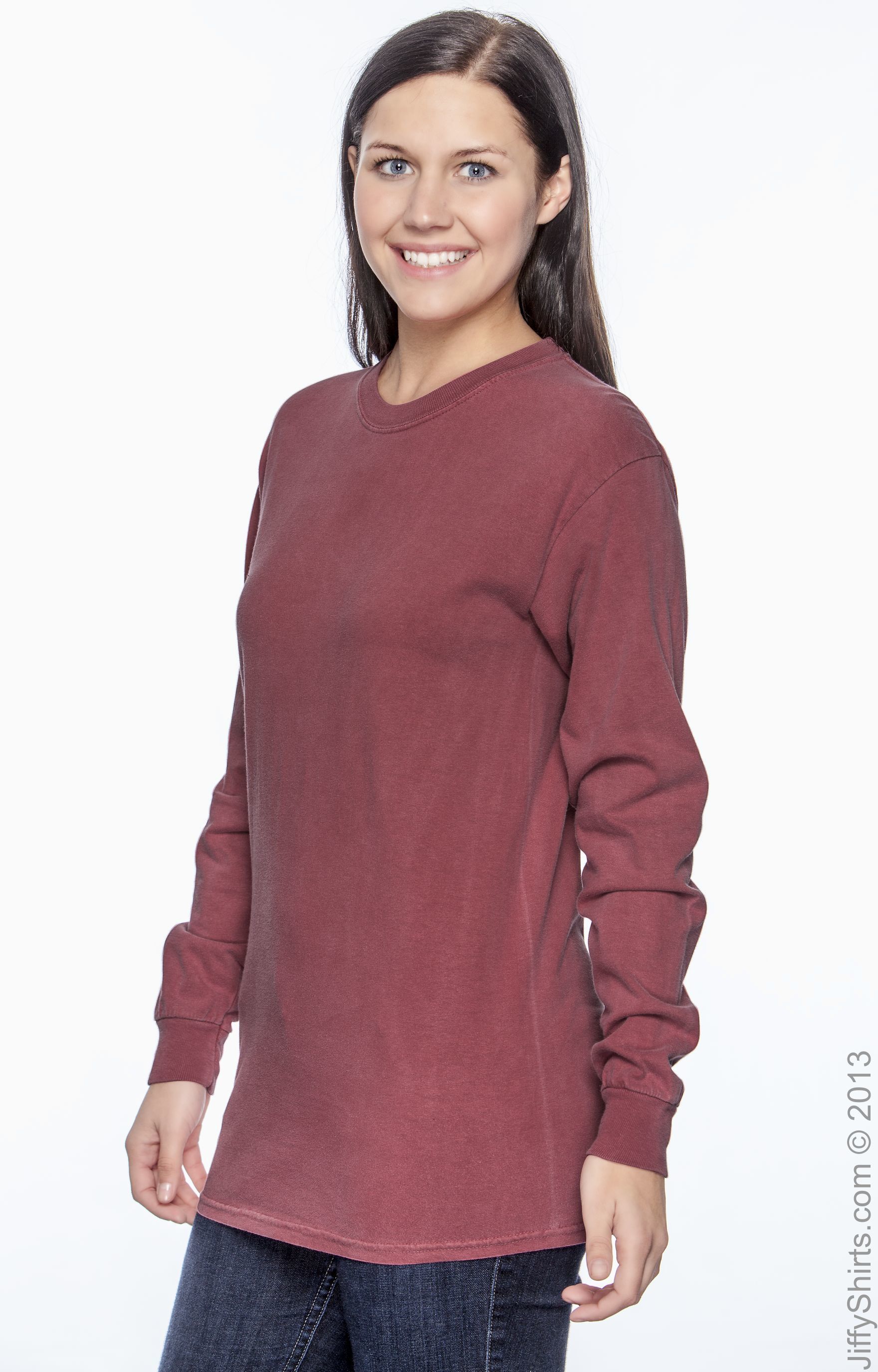 Unisex Heavyweight RS Long-Sleeve T-Shirt - Crimson
