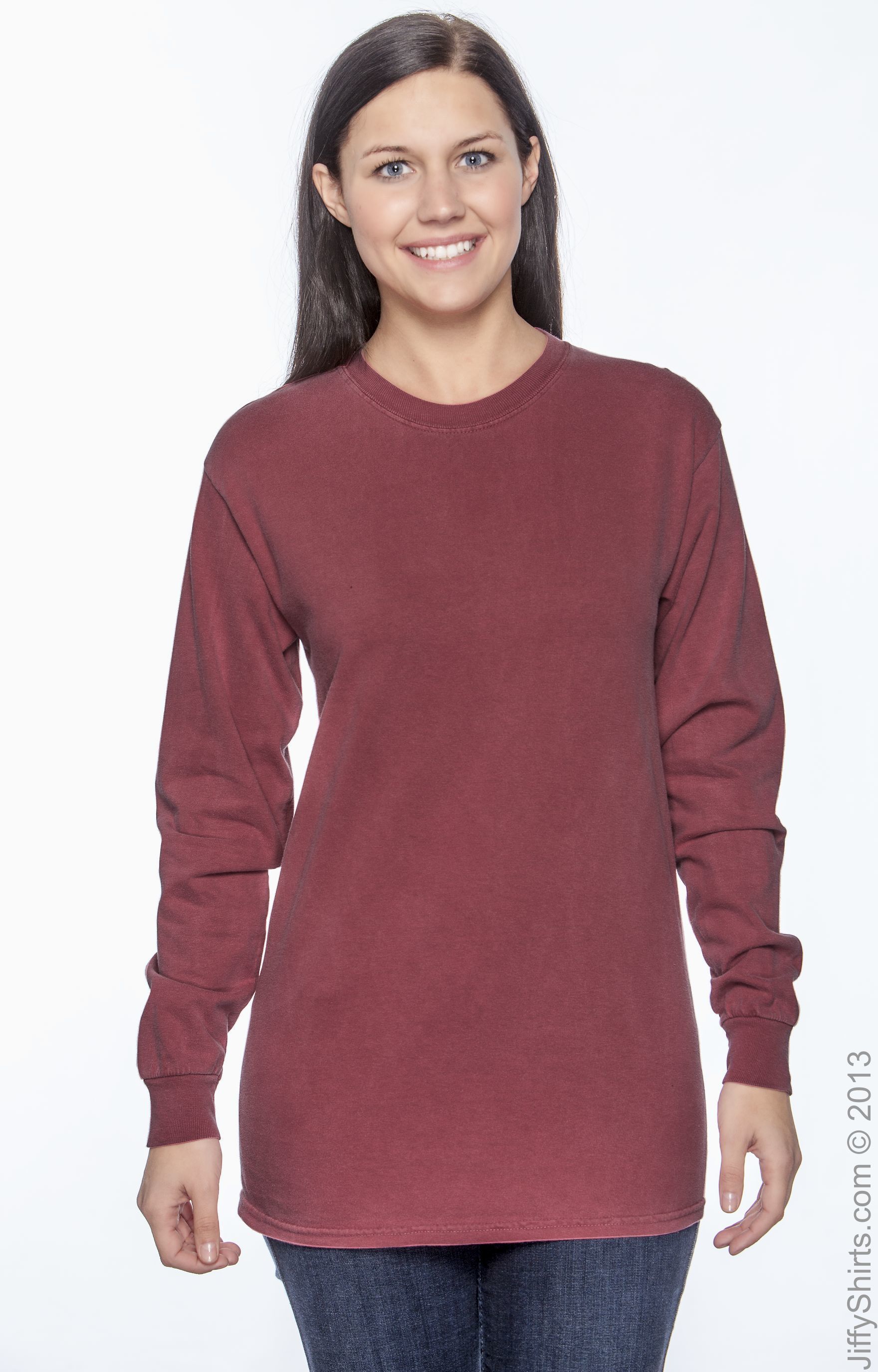 Unisex Heavyweight RS Long-Sleeve T-Shirt - Crimson