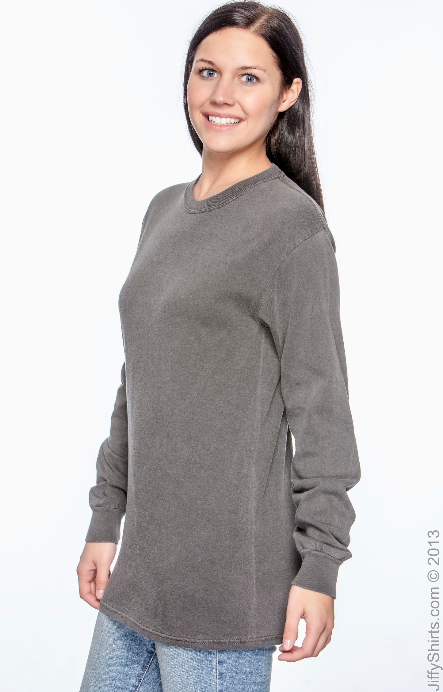 Unisex Heavyweight RS Long-Sleeve T-Shirt - Pepper