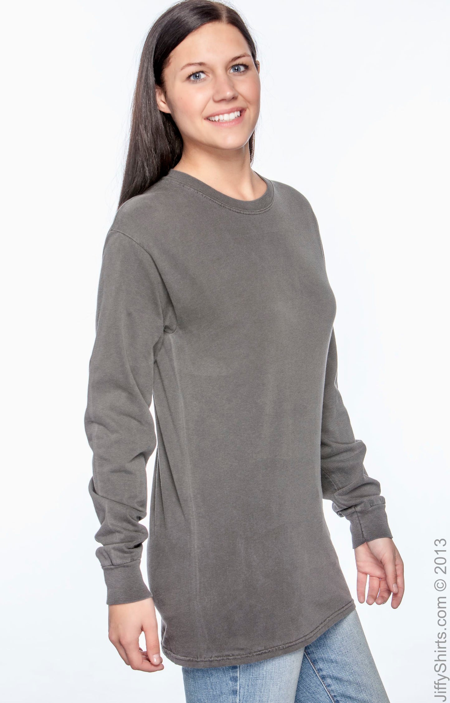 Unisex Heavyweight RS Long-Sleeve T-Shirt - Pepper