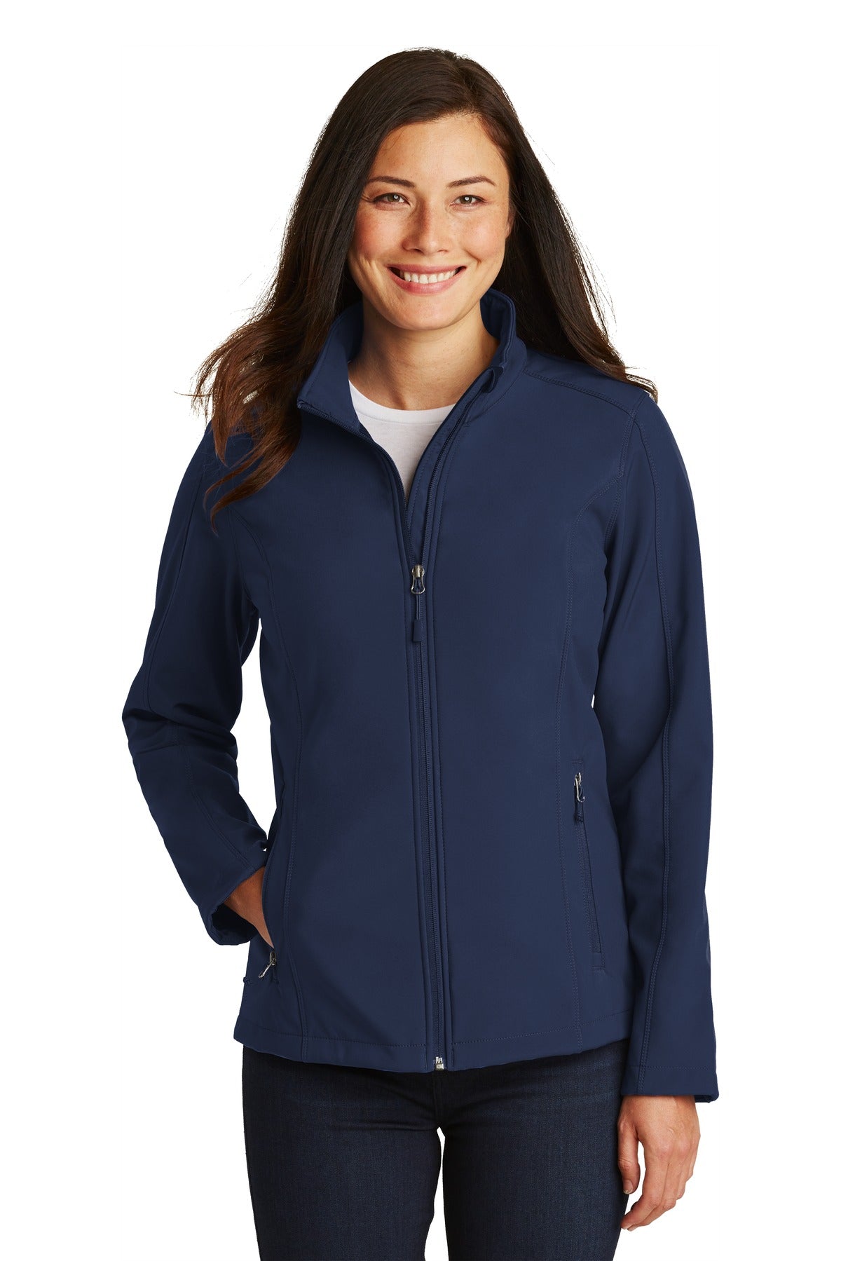 Women's Core Soft Shell Jacket - Dress Blue Navy