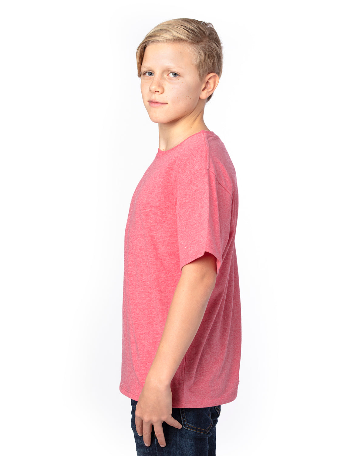 Youth Ultimate T-Shirt - Red Heather