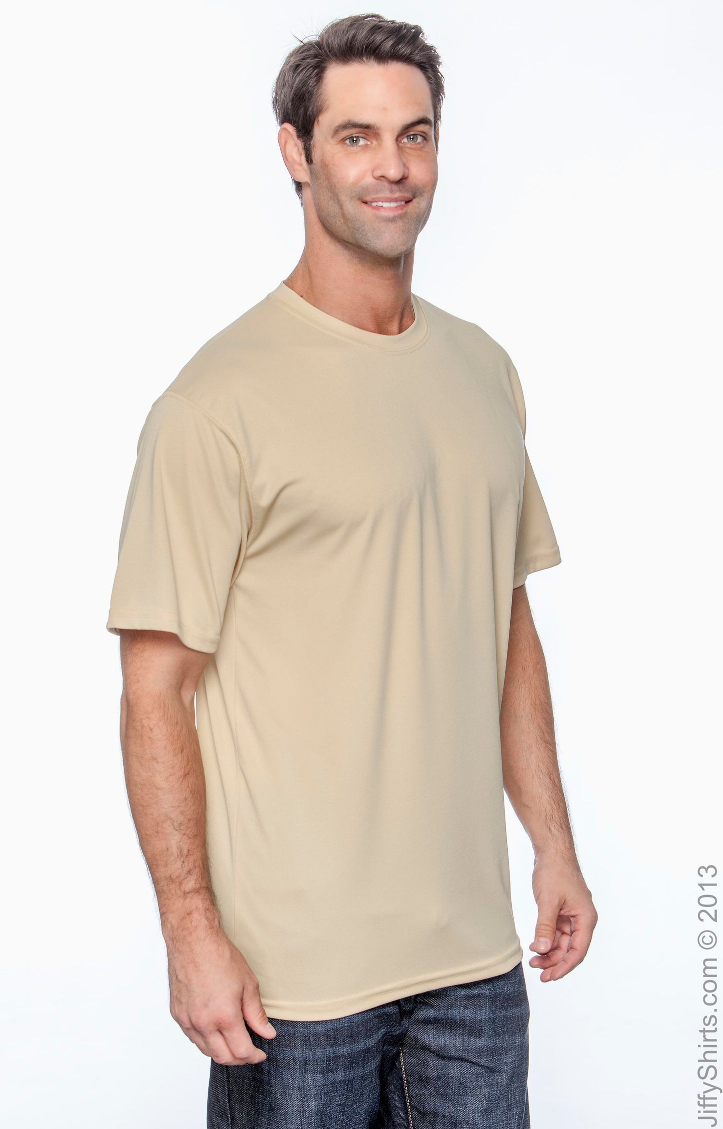 Unisex Wicking T-Shirt - Vegas Gold