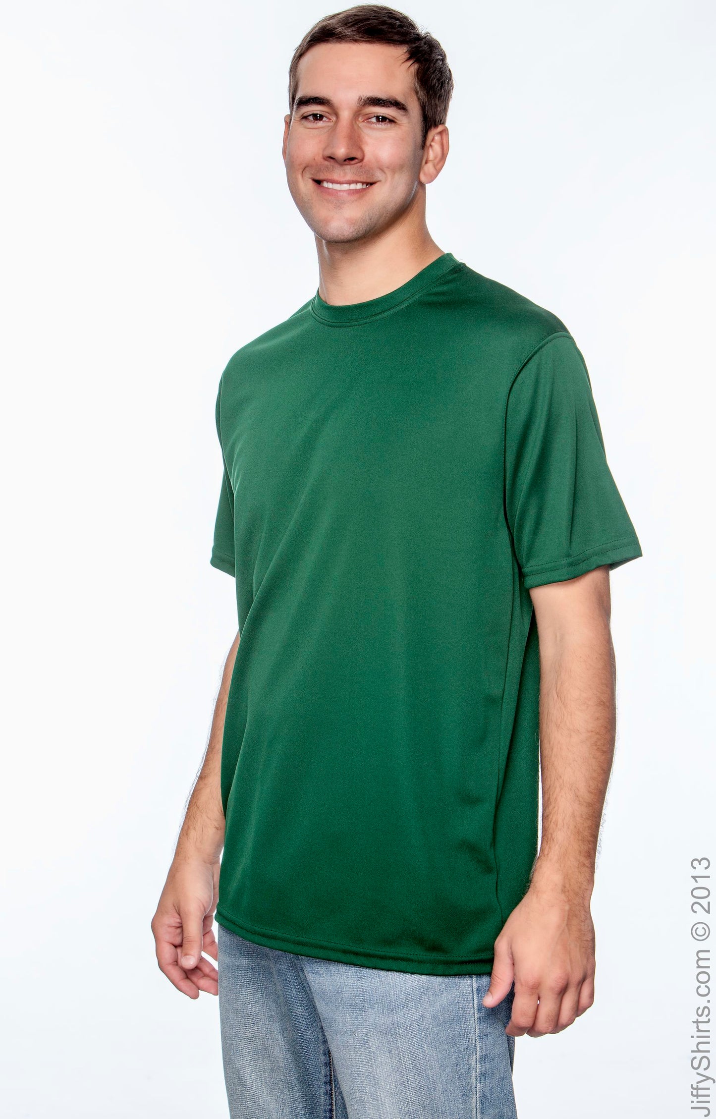Unisex Wicking T-Shirt - Dark Green