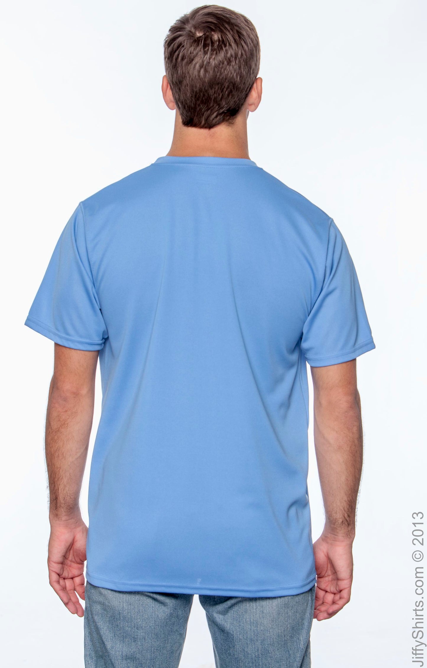 Unisex Wicking T-Shirt - Columbia Blue