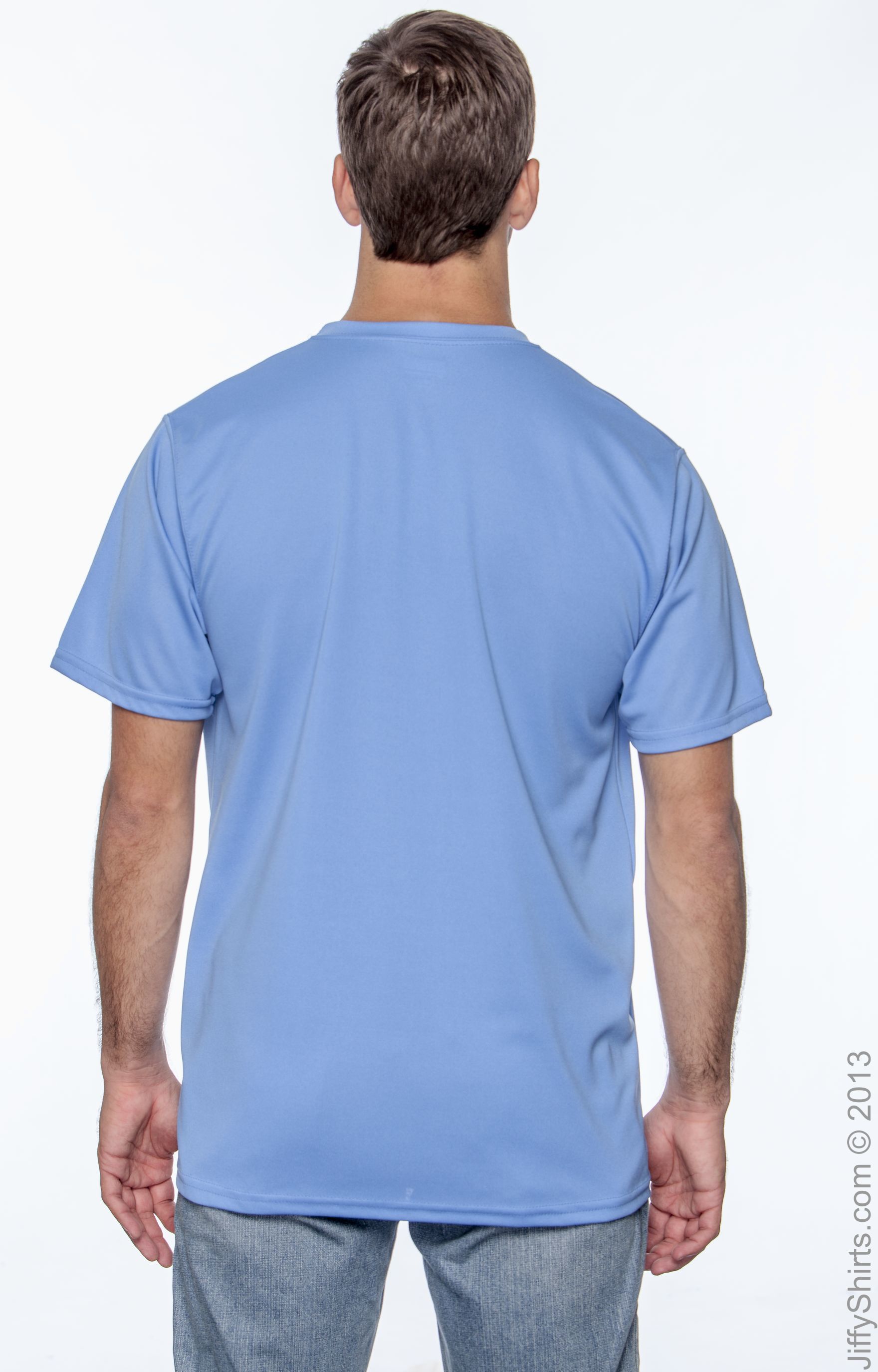 Unisex Wicking T-Shirt - Columbia Blue