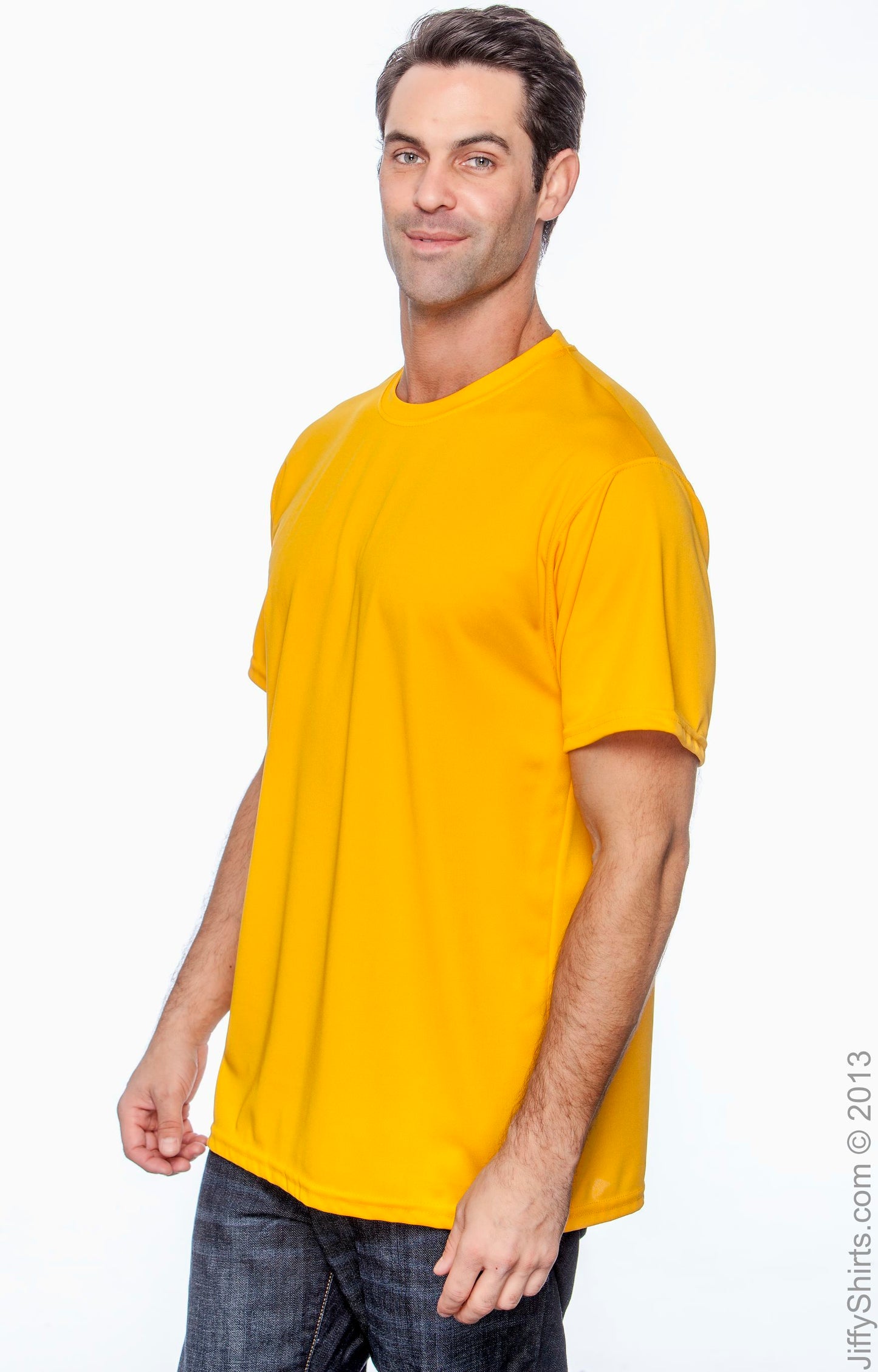 Unisex Wicking T-Shirt - Gold