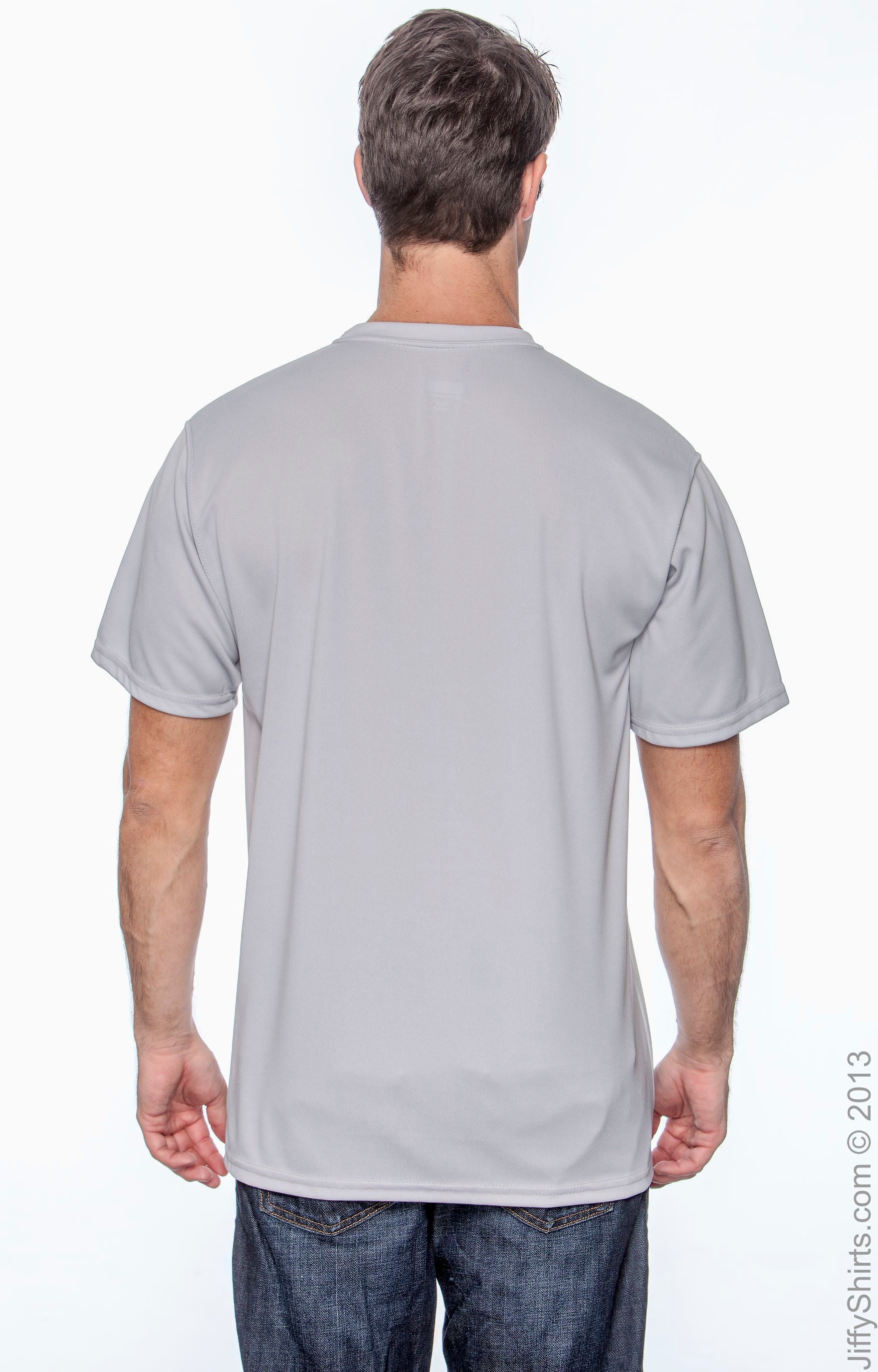 Unisex Wicking T-Shirt - Silver Gray