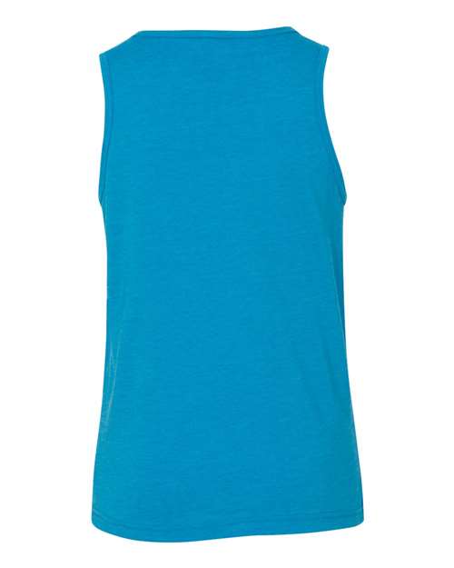 BELLA + CANVAS 3480Y Neon Blue — back