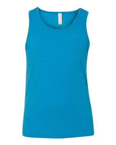 BELLA + CANVAS 3480Y Neon Blue — front
