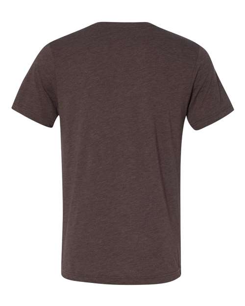 BELLA + CANVAS 3415 Brown Triblend — back