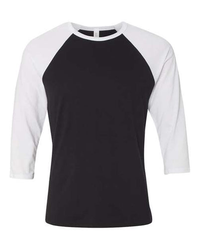 BELLA + CANVAS 3200 Black/ White — front