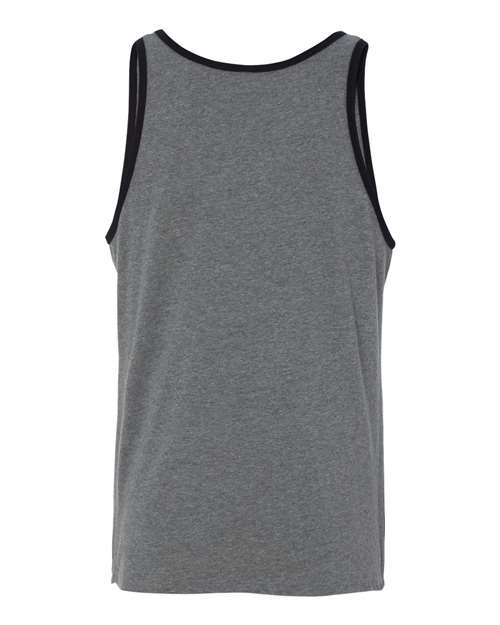 BELLA + CANVAS 3480 Deep Heather/ Black — back