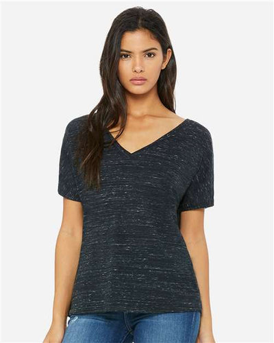 BELLA + CANVAS 8815 Black Marble — on model front