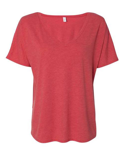 BELLA + CANVAS 8815 Red Triblend — front