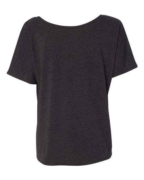 BELLA + CANVAS 8816 Charcoal Black Triblend — back