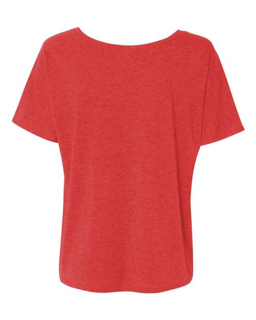 BELLA + CANVAS 8816 Red Triblend — back