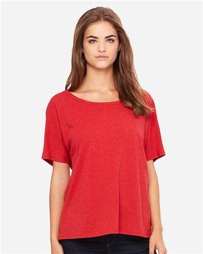 BELLA + CANVAS 8816 Red Speckled — on model front