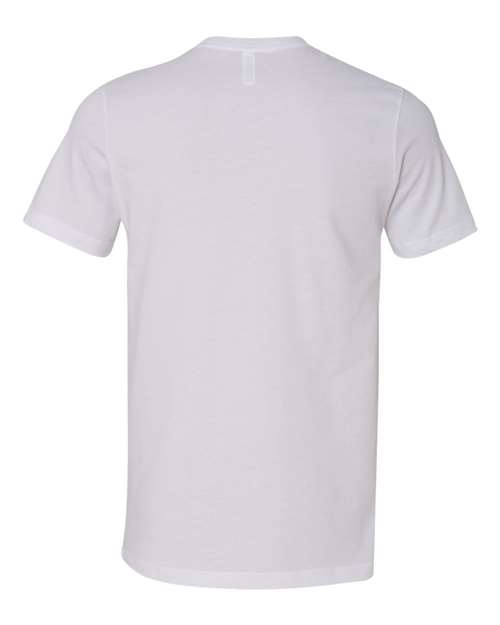 BELLA + CANVAS 3021 White/ Black — back