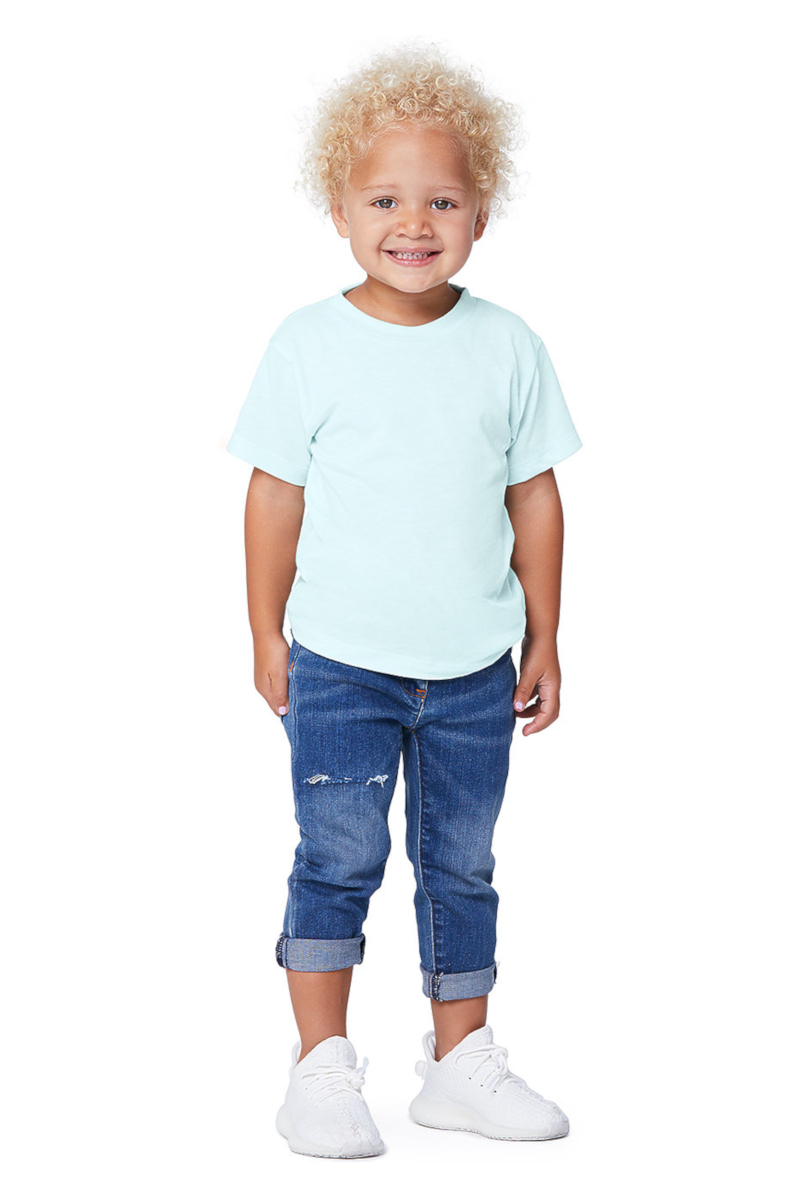 Toddler Triblend Short-Sleeve T-Shirt - Ice Blue Triblend