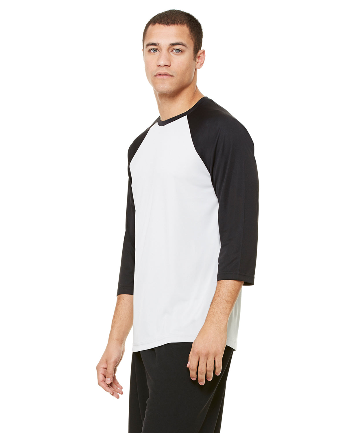 Unisex Baseball T-Shirt - Sport Silver / Black