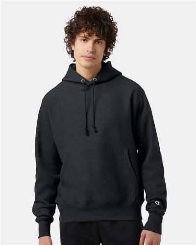 Champion S101 Charcoal Heather — on model front