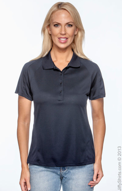 Women's Polytech Mesh Insert Polo - Navy