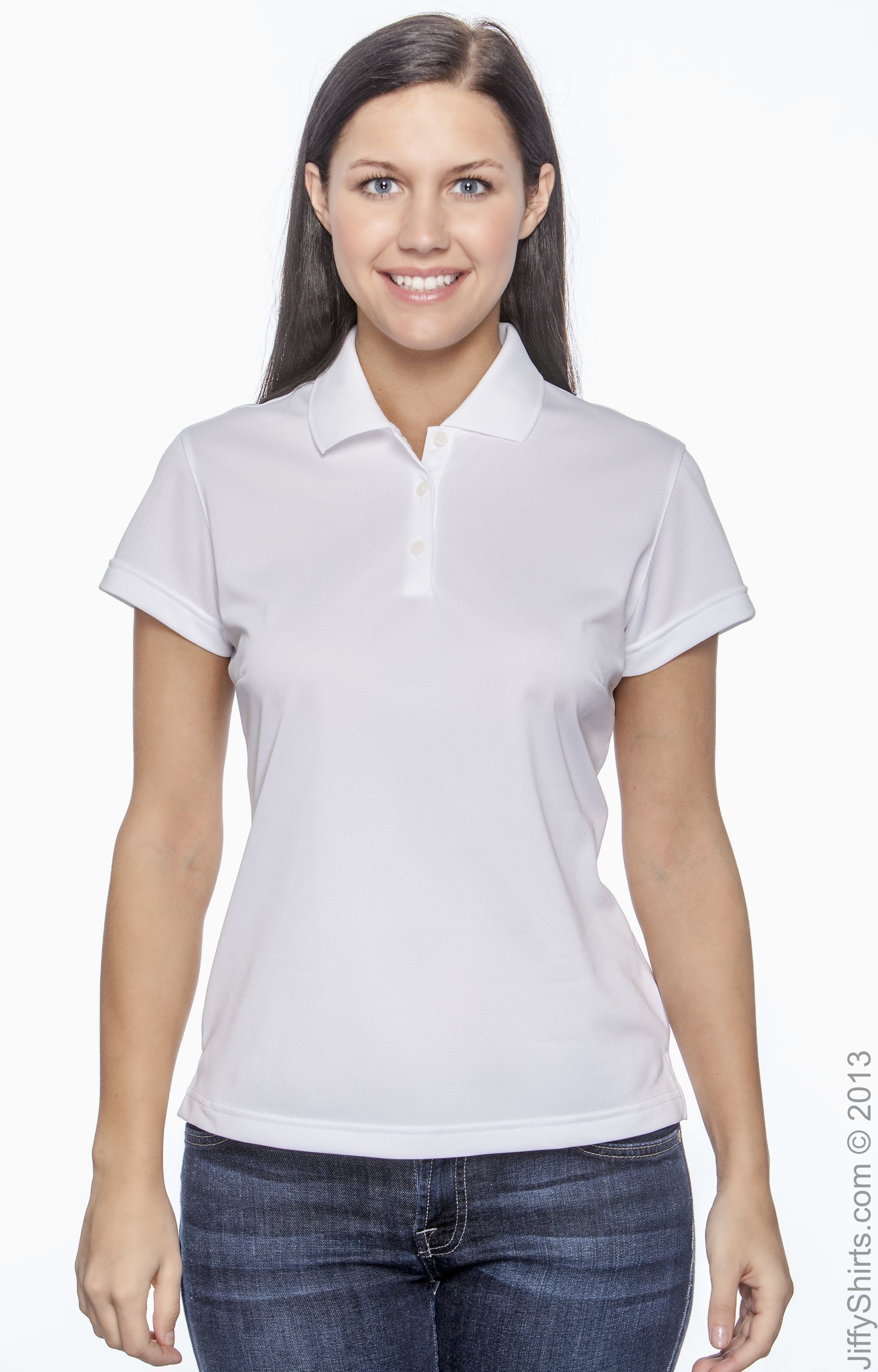 Women's climalite Basic Short-Sleeve Polo - White