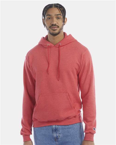Champion S700 Scarlet Heather — on model front