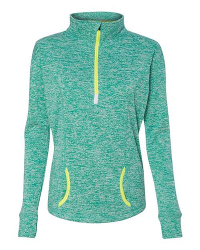 J. America 8617 Emerald/ Neon Yellow — front