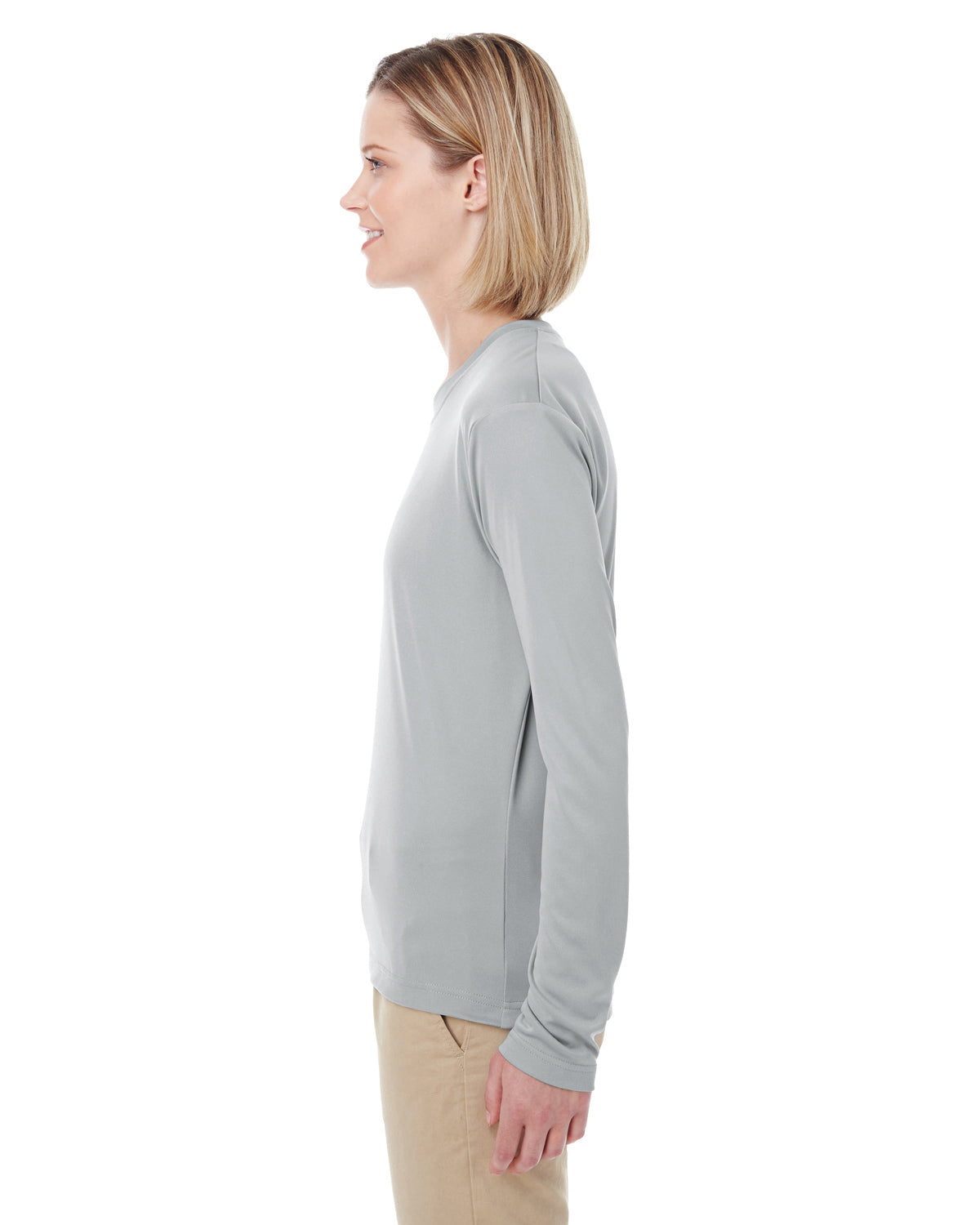 Women's Cool & Dry Performance Long-Sleeve Top - Gray