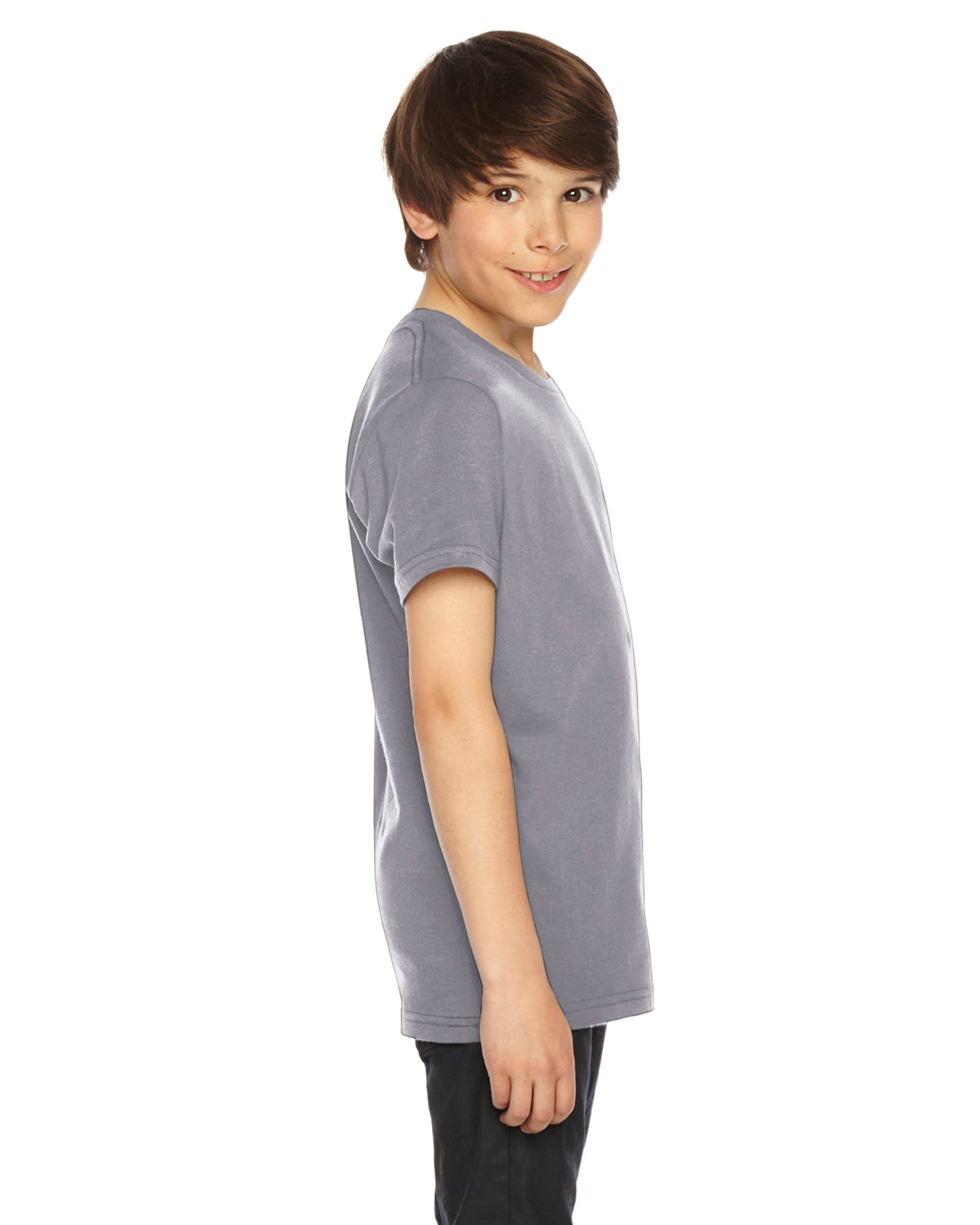 Youth Fine Jersey Short-Sleeve T-Shirt - Slate